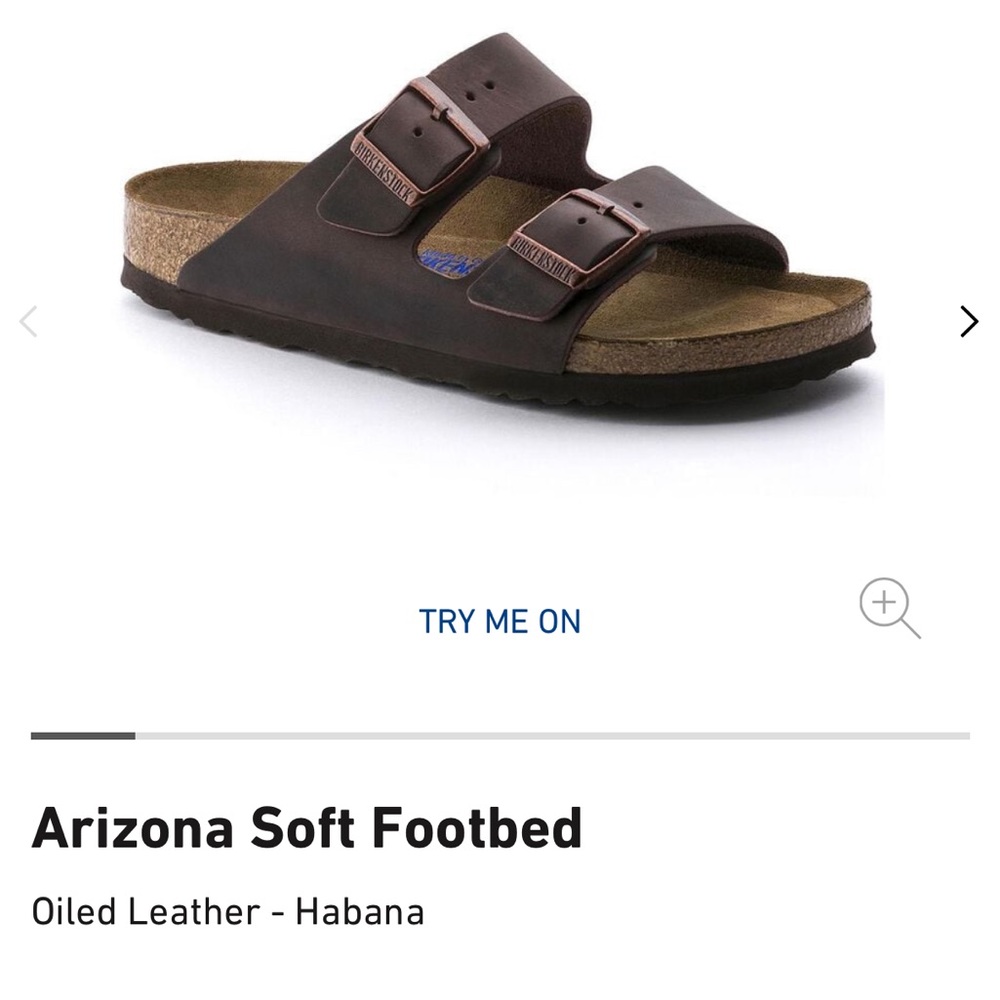 Birkenstock Arizona Soft Footbed Sandals - Habana Brown 43 Regular men’s